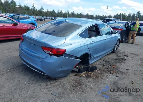 2015 Chrysler 200 C из США, поврежденный, VIN 1C3CCCCB0FN631849